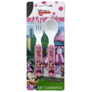 Set cubiertos infantiles minnie