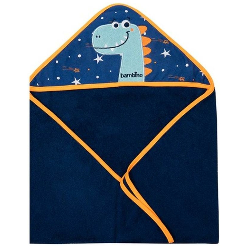 Toalla capucha bambino dino