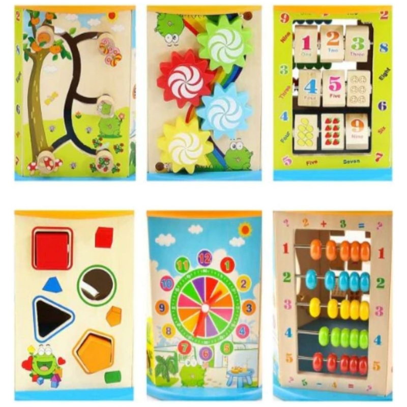 Cubo didactico ranita motriz