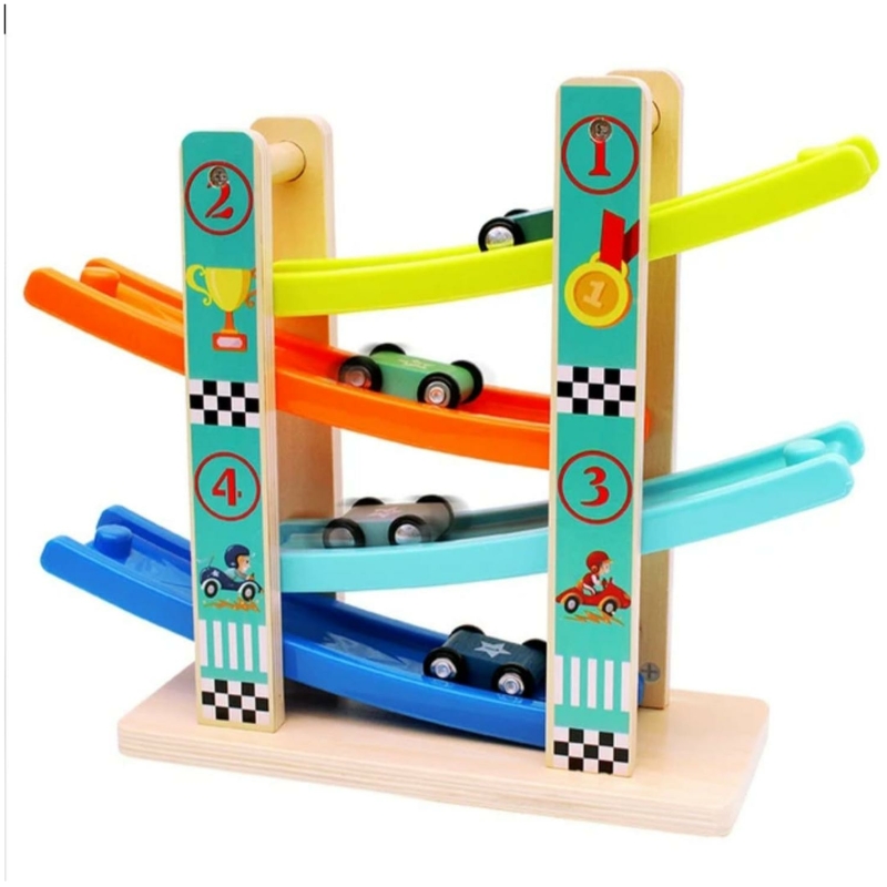 Juego rampa de autos 4 niveles