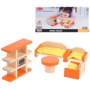 Set de living para casa de muñecas