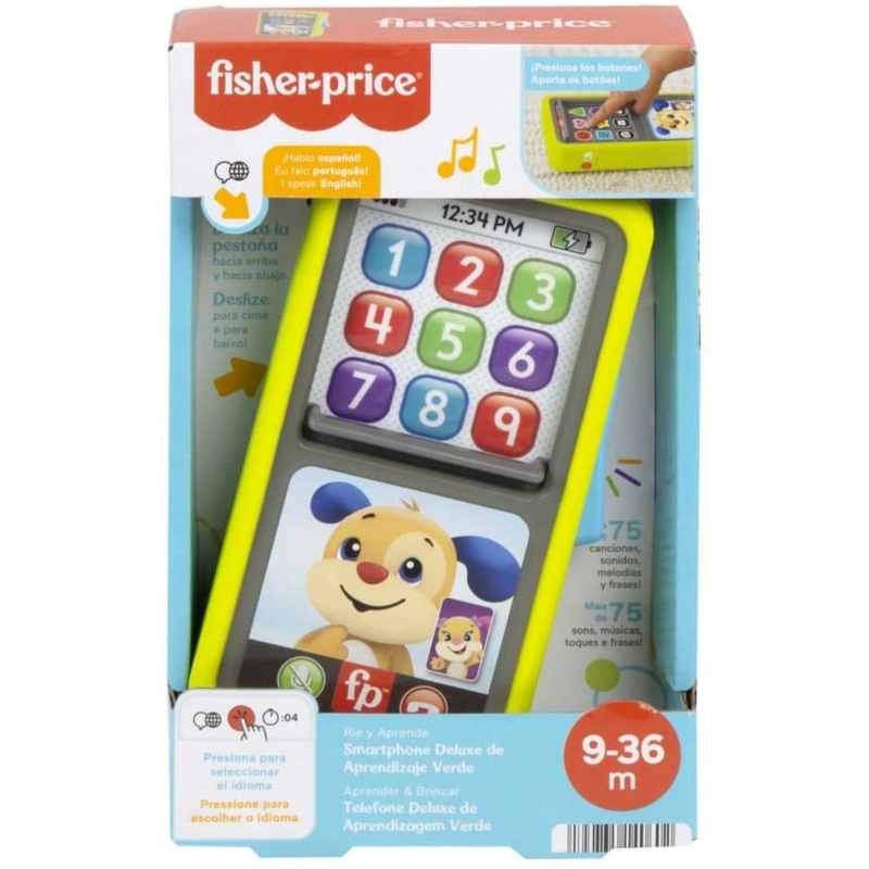 Smartphone deluxe de aprendizaje verde