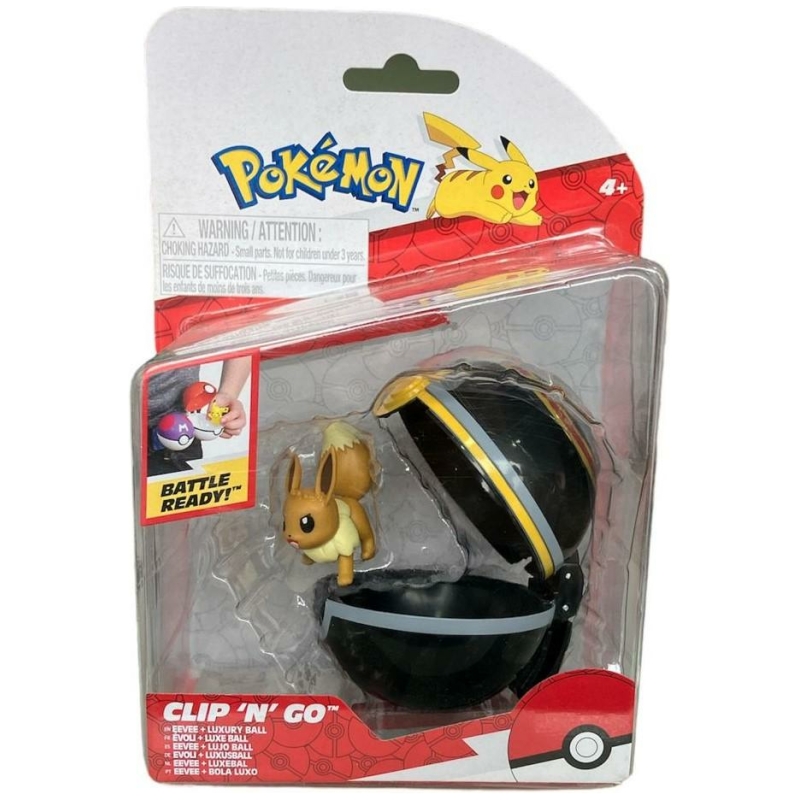 Pokebola con figura pokemon surtida