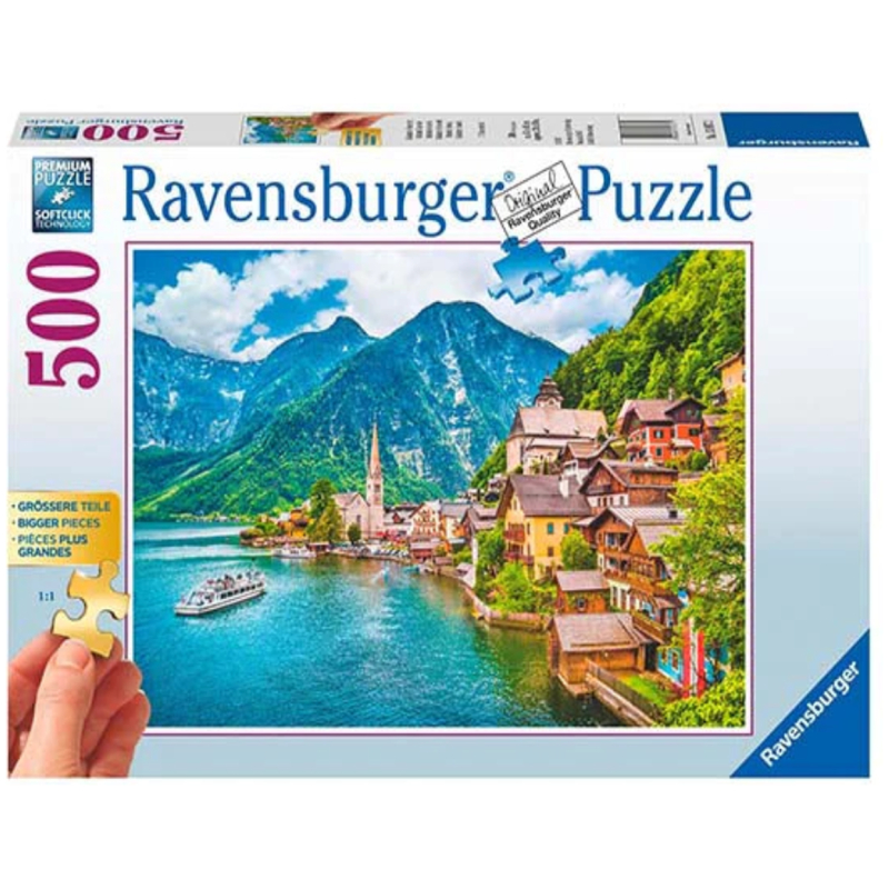 Puzzle hattstatt, austria 500 pcs ravensburger