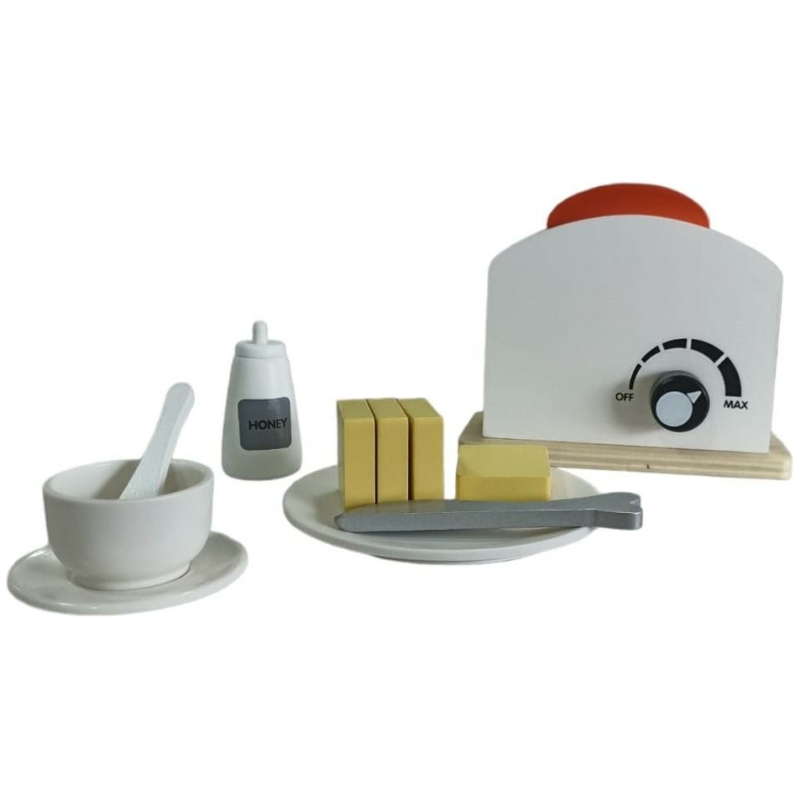 Tostadora de pan con accesorios linea black