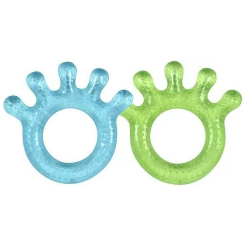 Set de mordedores enfriables green sprouts celeste / verde