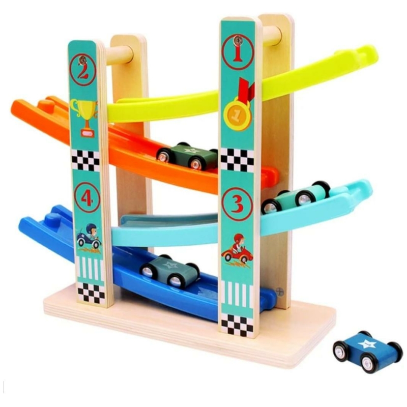 Juego rampa de autos 4 niveles
