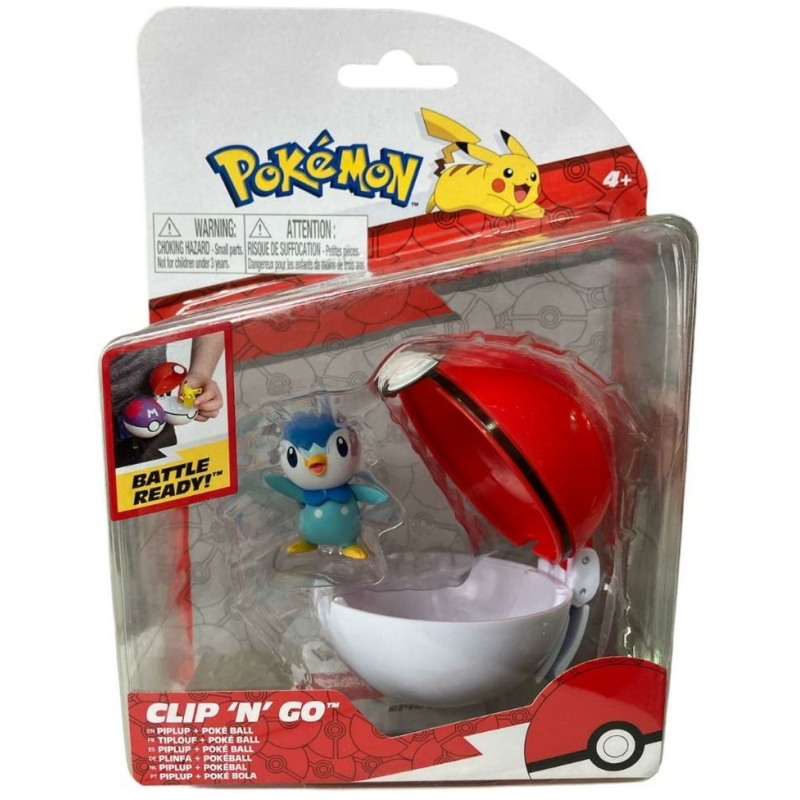 Pokebola con figura pokemon surtida