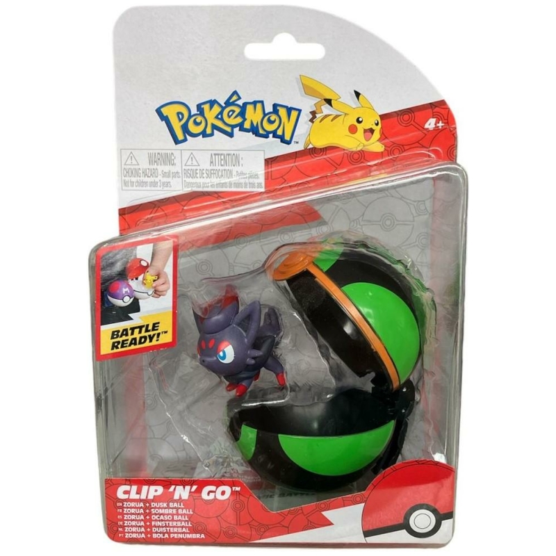 Pokebola con figura pokemon surtida
