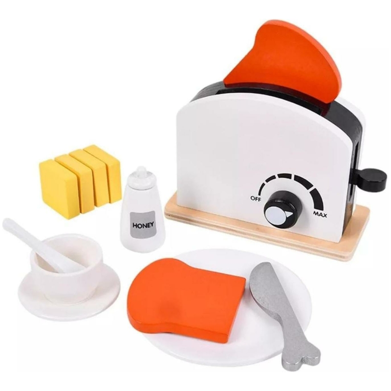Tostadora de pan con accesorios linea black