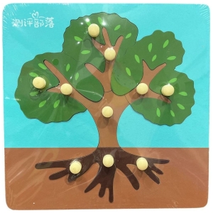 Puzzle con tarugo arbol