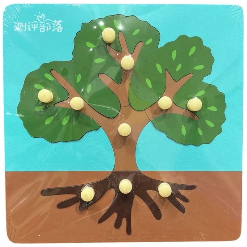 Puzzle con tarugo arbol