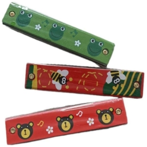 Armónica infantil de madera