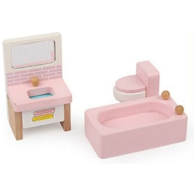 Set mini muebles para casa de muñecas