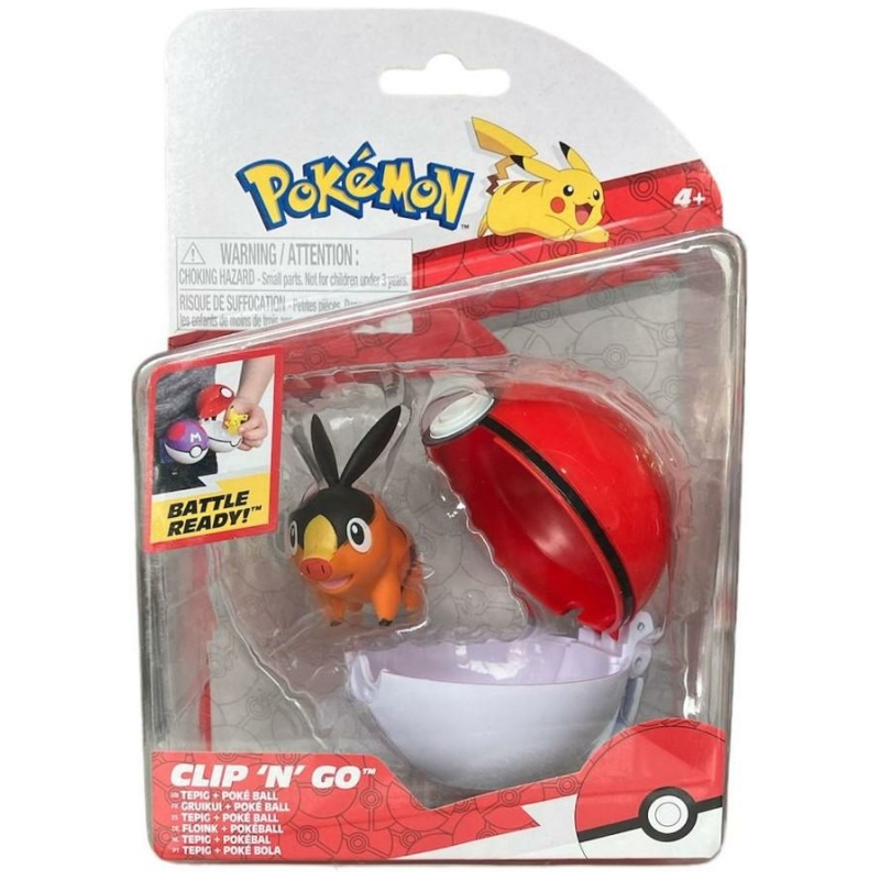 Pokebola con figura pokemon surtida