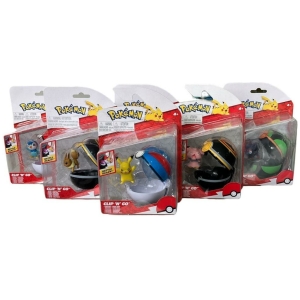 Pokebola con figura pokemon surtida