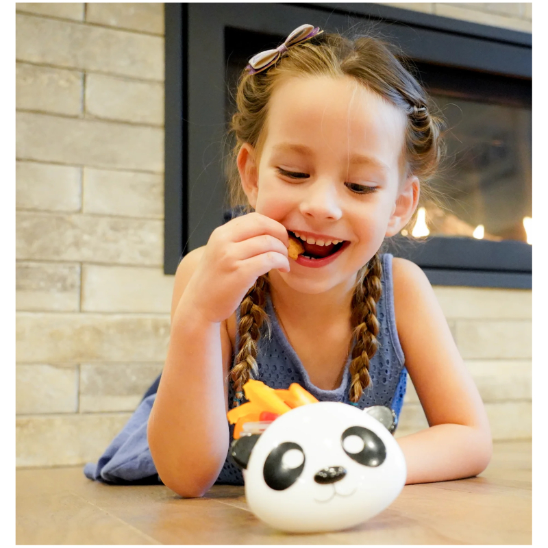 Contenedores de snack oso y panda melii