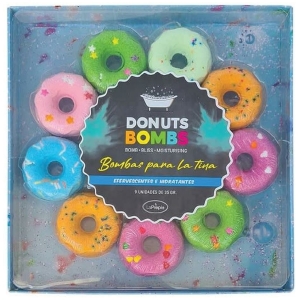 Bombas de baño donuts 9pcs la prepie