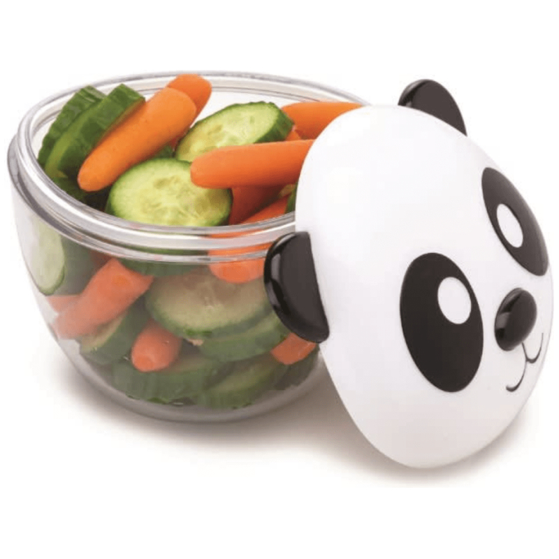 Contenedores de snack oso y panda melii