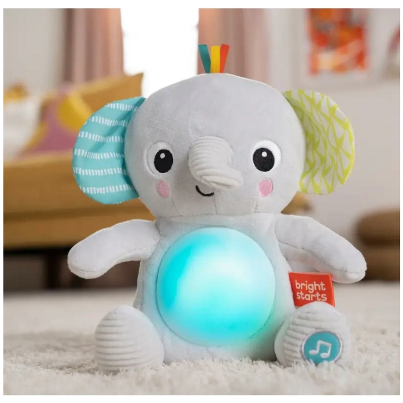 Peluche baby elefante música y luces