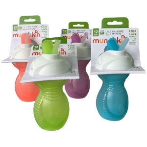 Vaso antiderrame con bombilla flip click & lock 266 ml munchkin
