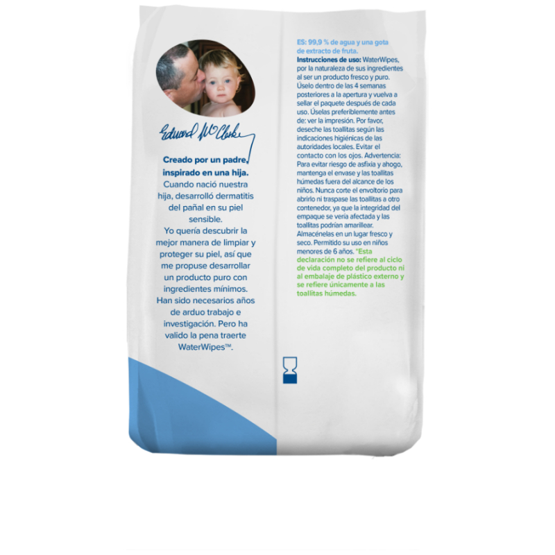 Toallitas húmedas bio waterwipes 3 x 60 uns.