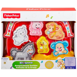 Rompecabezas con sonidos animales de la granja fisher price
