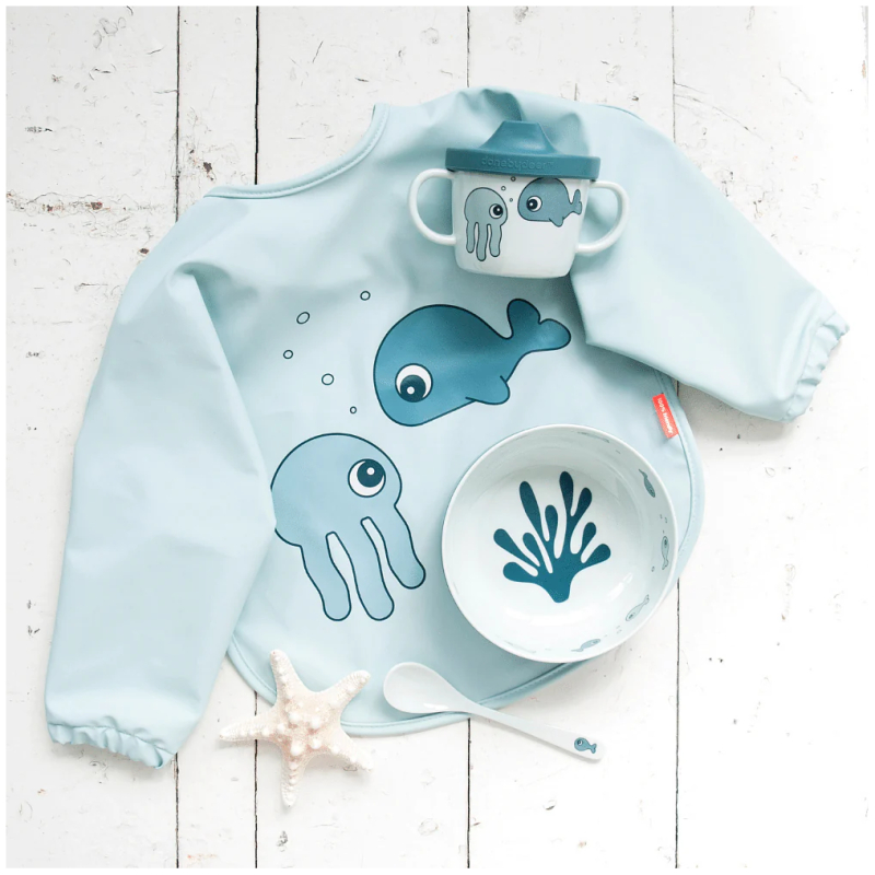 Babero Con Mangas Sea Friends 6-18 Meses Done By Deer - Imagen 3