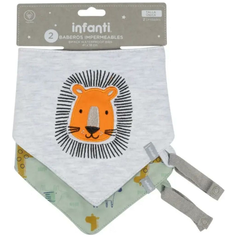 Bipack baberos impermeables safari
