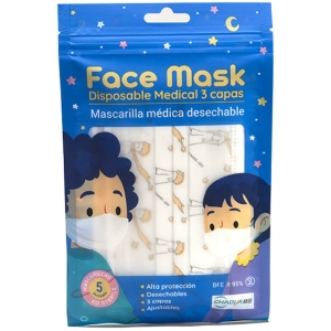 Mascarillas infantil desechable x 5
