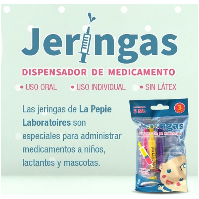 Jeringa dispensadora de medicamentos la prepie