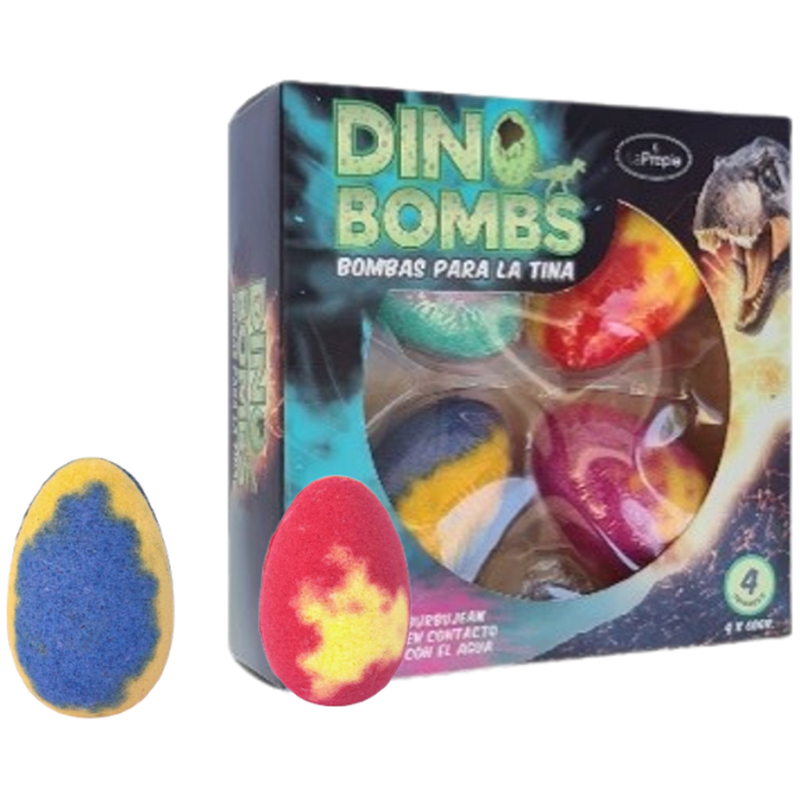 Bombas de baño dino 4 pcs. la prepie