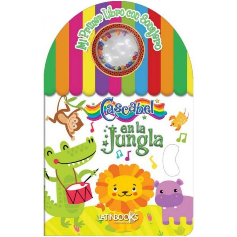 Libro infantil en la jungla con cascabel