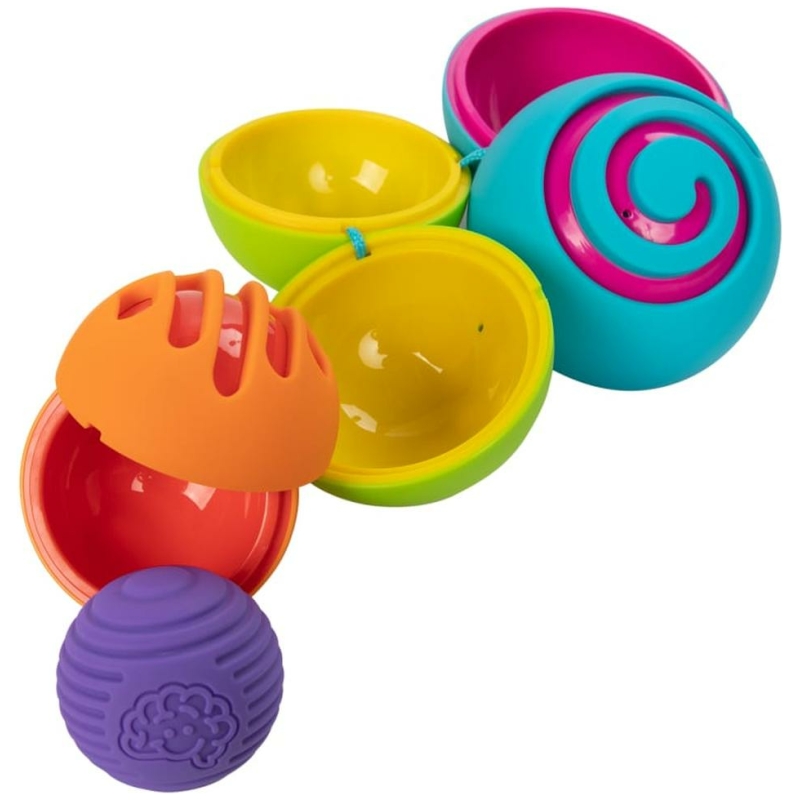 Pelotas sensoriales anidables y unidas oombee ball
