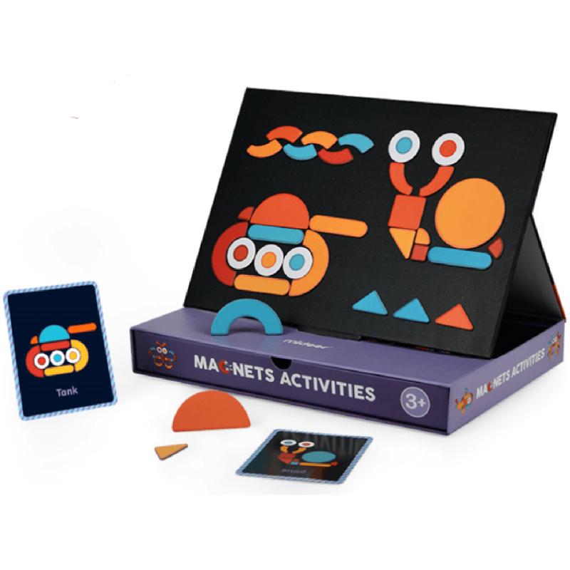 Juego de patrones e imaginación magnético mideer