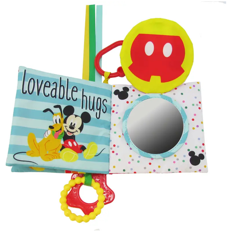 Libro sensorial con mordedor mickey