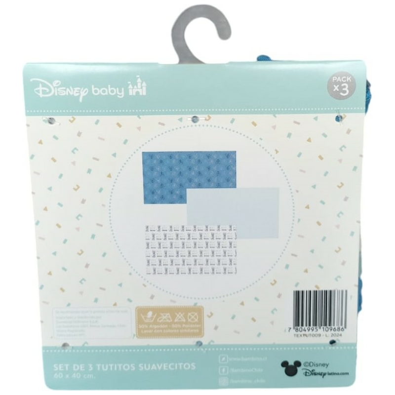 Tutos x 3 disney minnie mouse bambino