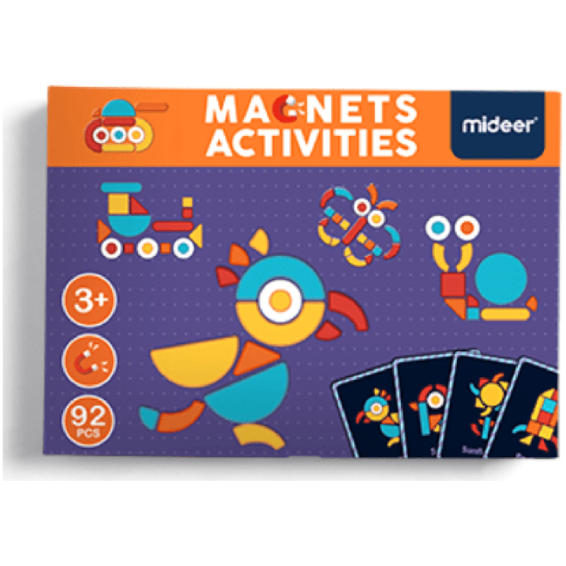 Juego de patrones e imaginación magnético mideer