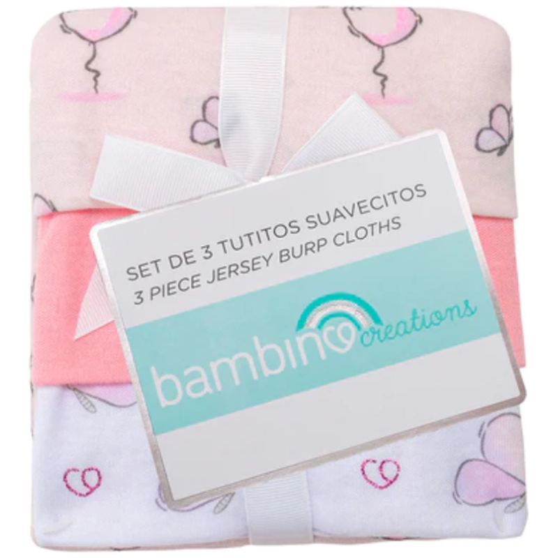 Set de 3 tutos bambino rosa