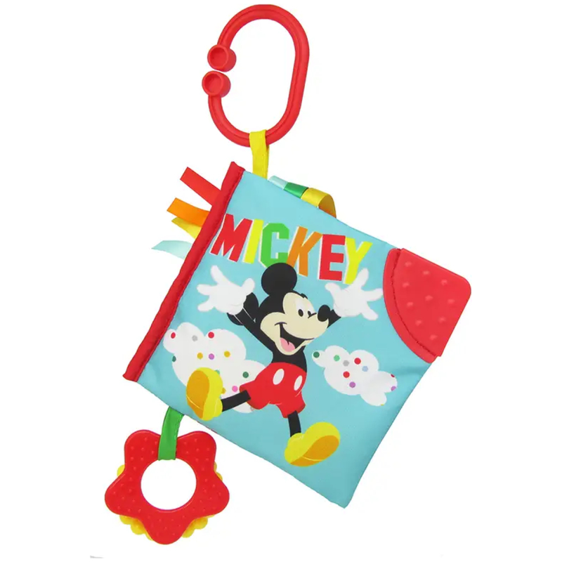 Libro sensorial con mordedor mickey