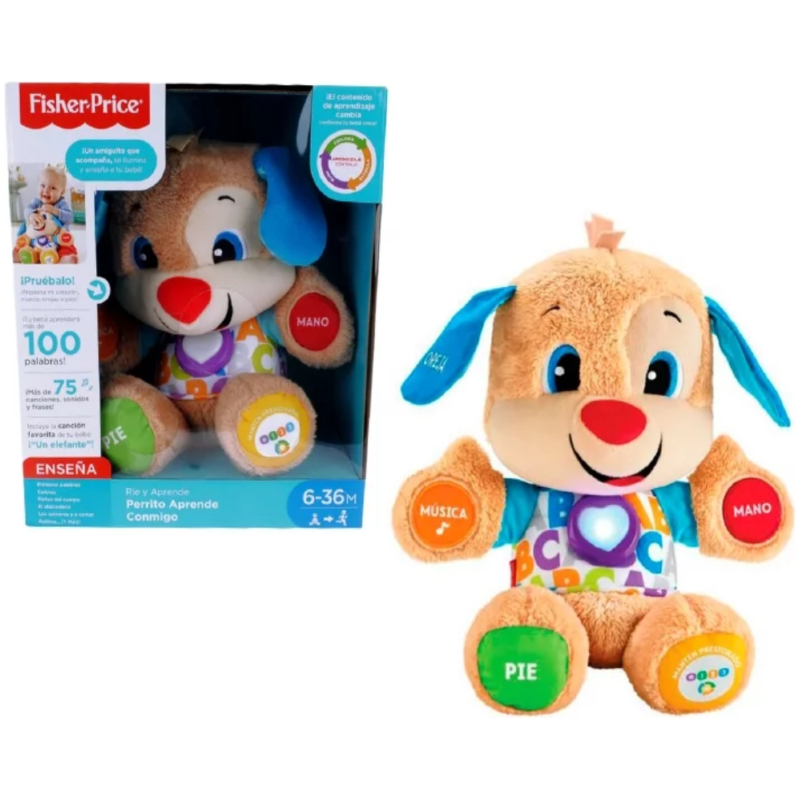 Perrito aprende conmigo ríe y aprende fisher price