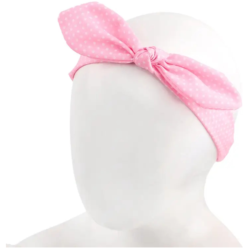 Set 2 cintillos blandos rosa/gris