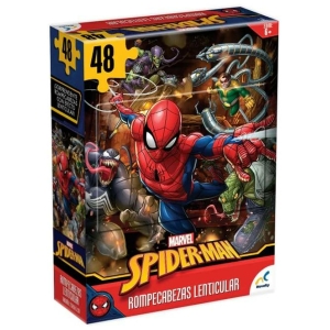 Rompecabezas lenticular spider man 48 piezas