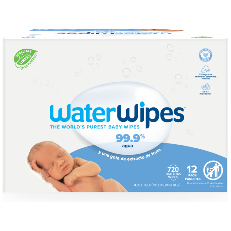 Toallitas humedas waterwipes caja