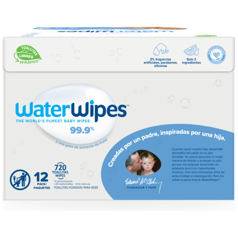 Toallitas humedas waterwipes caja