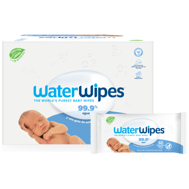 Toallitas humedas waterwipes caja