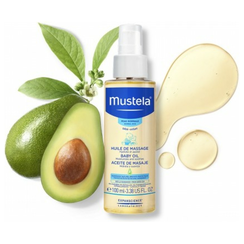 Aceite para masajes 100 ml mustela