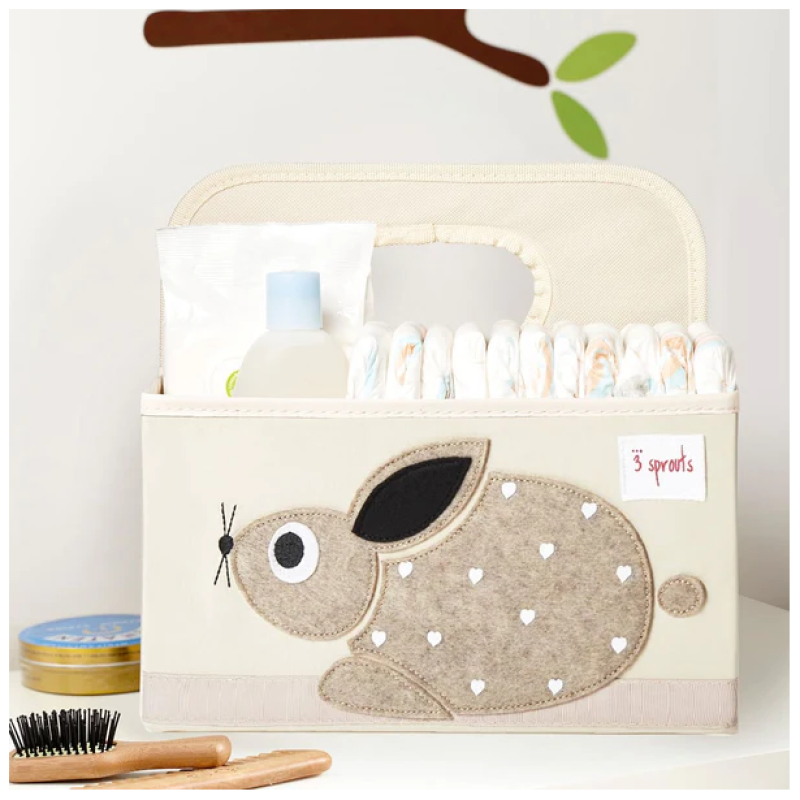 Organizador de pañales conejo 3 sprouts
