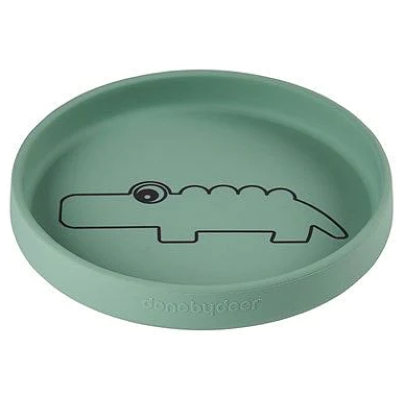 Plato de silicona croco