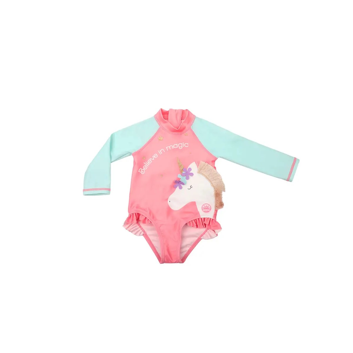 Traje De Ba o Entero Unicornio Ni a Fps 50